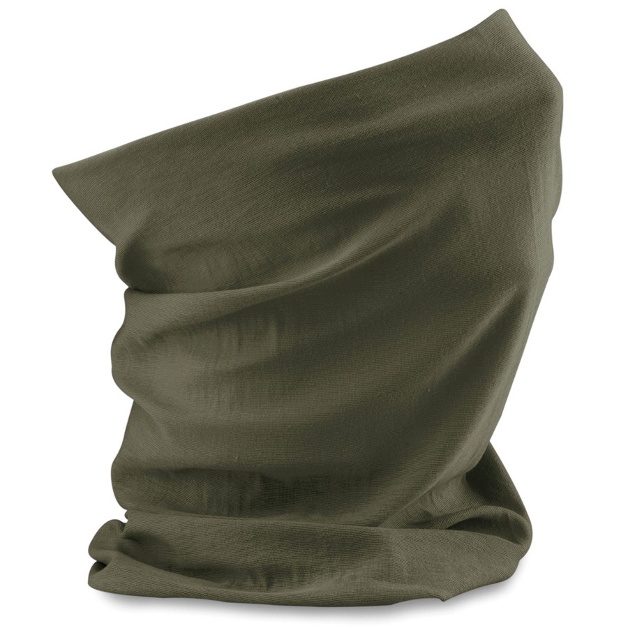 Women beechfield Hats, Gloves, & Scarves | Beechfield - Ladies/Womens Multi-Use Original Morf Dark Green