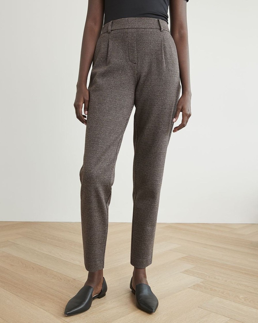 Women r.w. & co. Pants | Mid-Rise Houndstooth Jogger Pant - 28" Houndstooth Multi