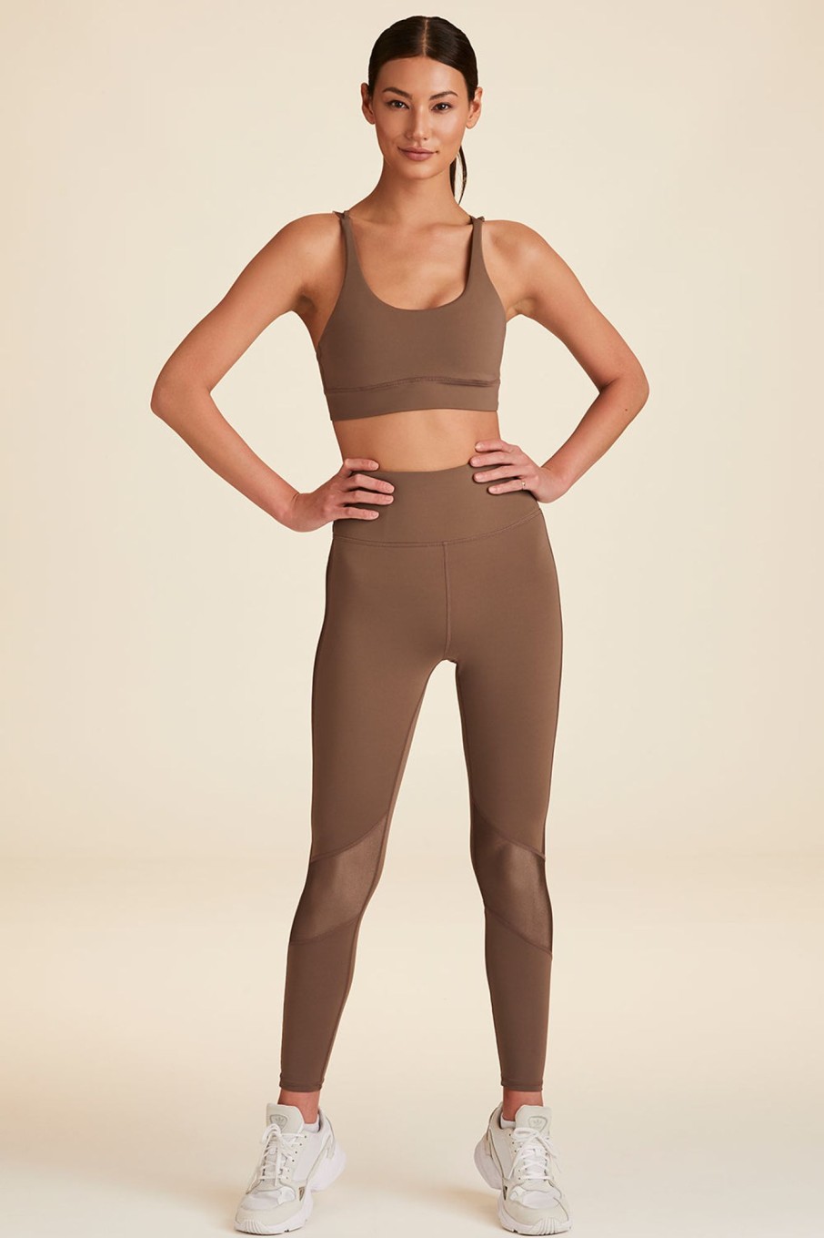 Women alala Active Tops | Alala - Ribbon Bra Light Brown