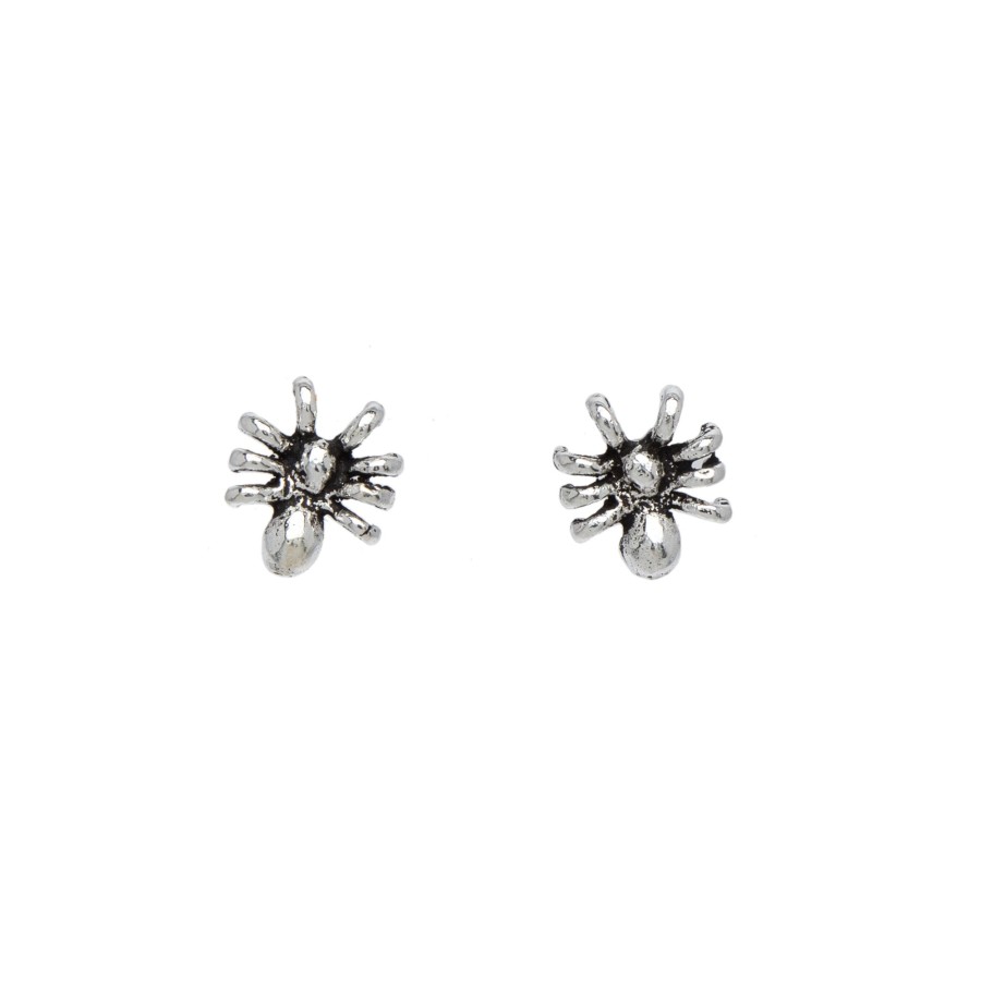 Women ag sterling Jewelry | Sterling Spider Stud Earrings - Ag Sterling Silver