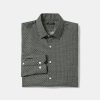 Men r.w. & co. Shirts | Tailored-Fit Dress Shirt With Geometric Floral Pattern Darkest Spruce