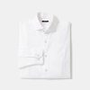 Men r.w. & co. Shirts | Tailored-Fit Solid Mixed-Media Dress Shirt Bright White