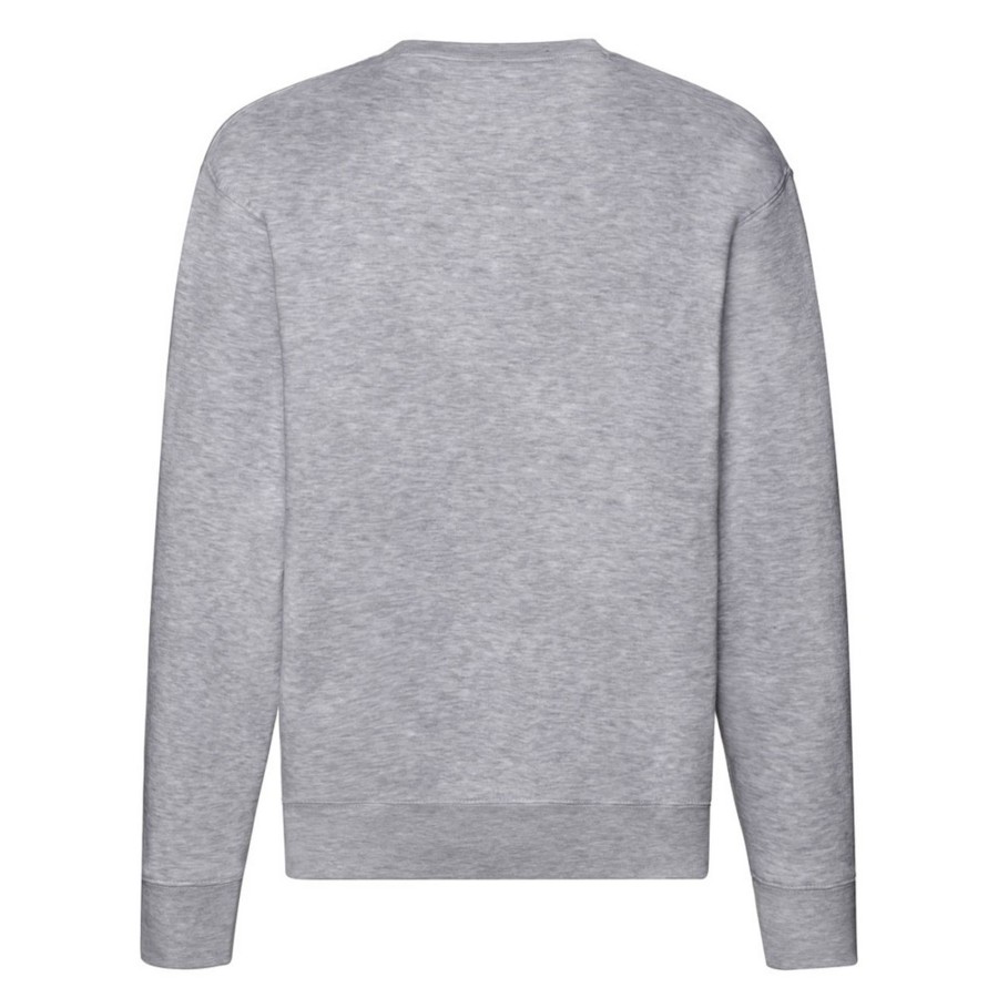 Men fruit of the loom Sweatshirts & Hoodies | Fruit Of The Loom - Mens Premium Set-In Sweatshirt Light Grey