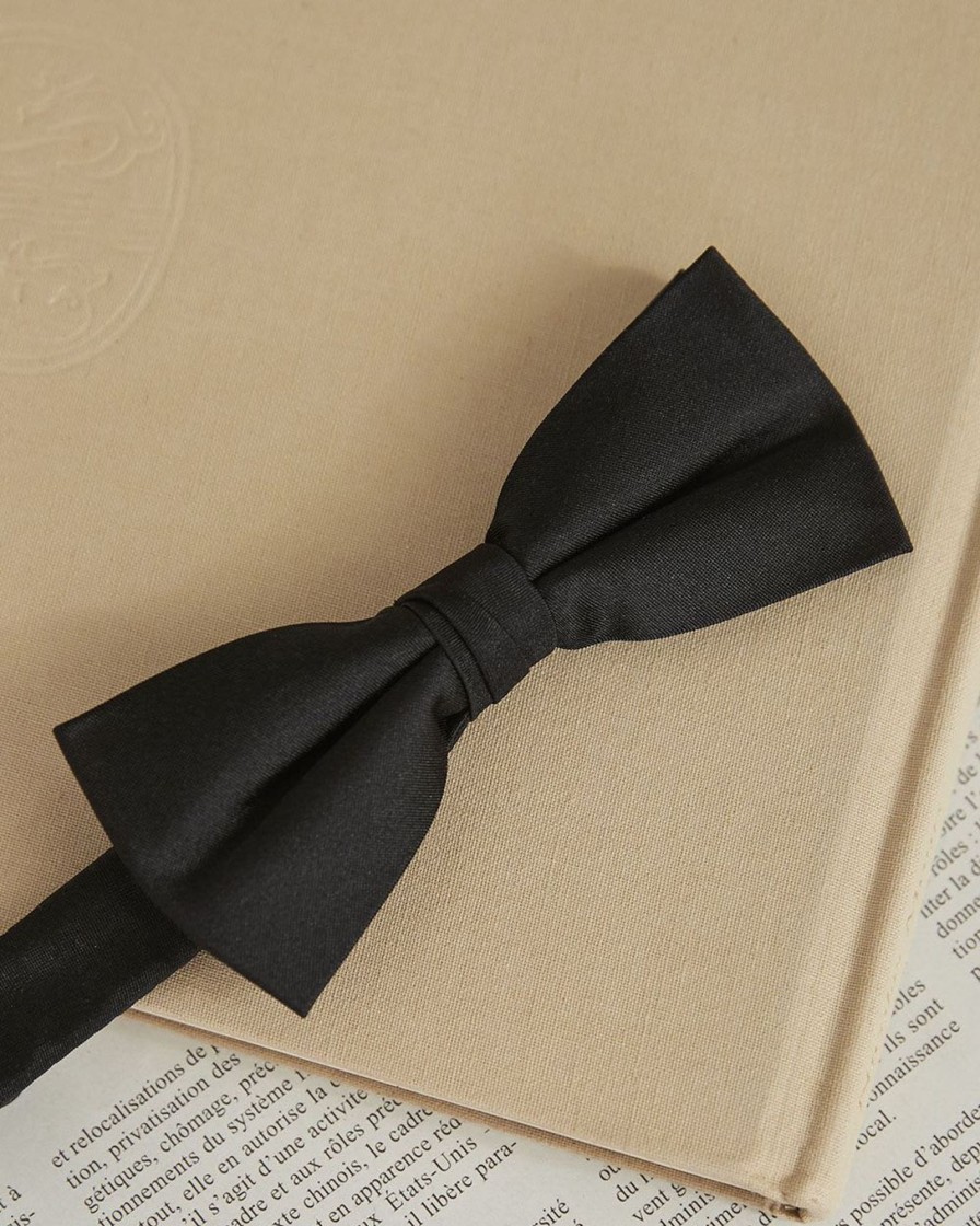 Men r.w. & co. Ties & Bow Ties | Classic Silk Bow Tie Black