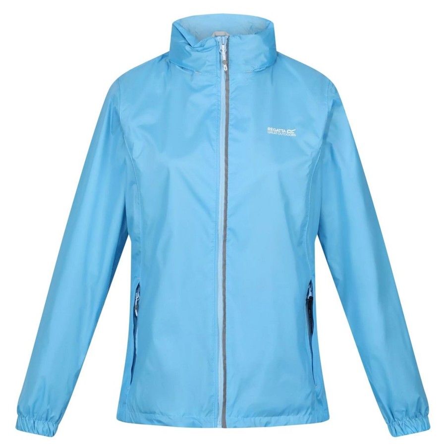 Women regatta Coats & Jackets | Regatta - Womens/Ladies Corinne Iv Waterproof Jacket Light Blue