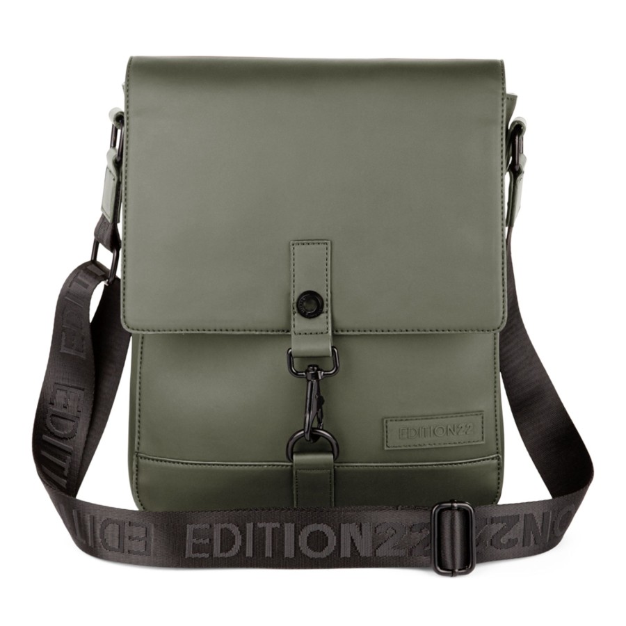 Men bugatti Bags & Wallets | Bugatti X Edition22 Flap Crossbody Dark Green