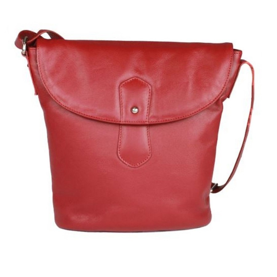 Women eastern counties leather Bags | Eastern Counties Leather - Womens/Ladies Demi Purse With Rounded Flap Medium Red