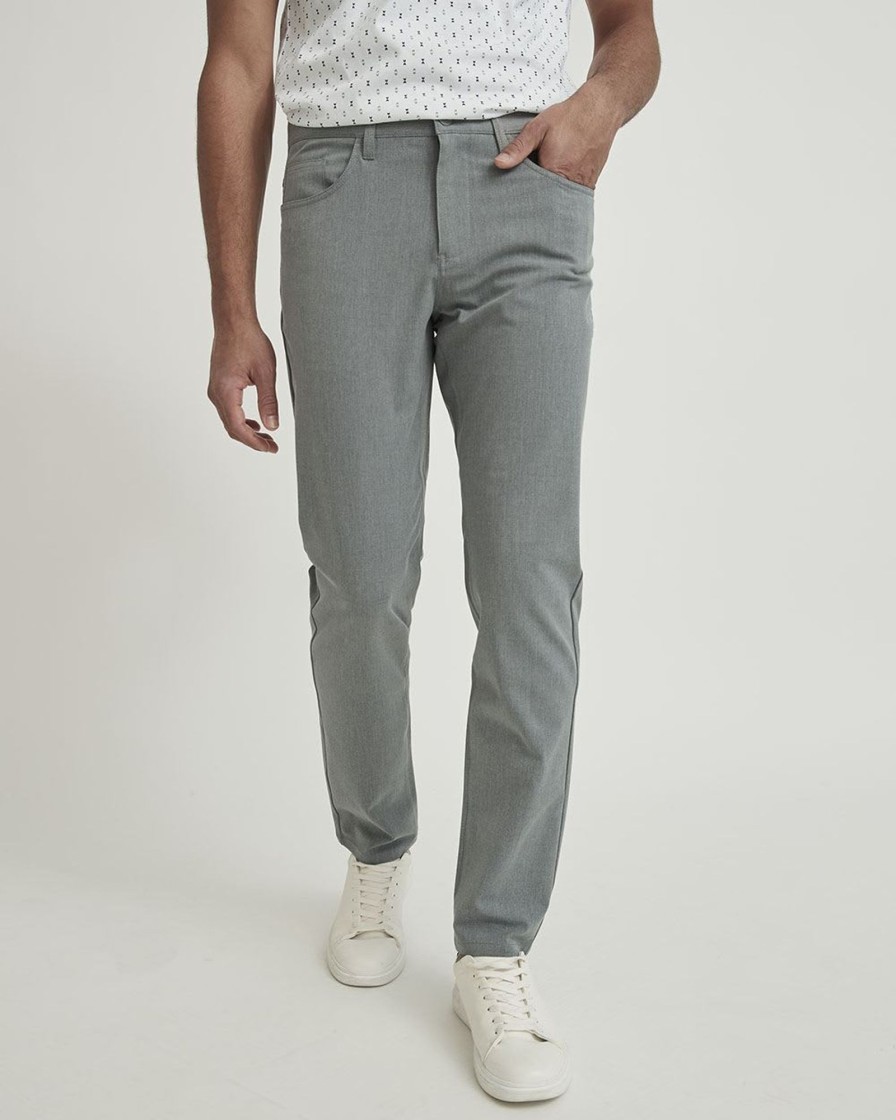 Men r.w. & co. Pants | Slim Leg 5-Pocket City Pant Drizzle Grey