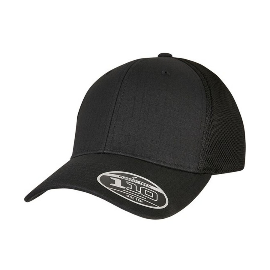 Men flexfit Scarves, Gloves & Hats | Flexfit - Unisex Adult 110 Ripstop Trucker Cap Black