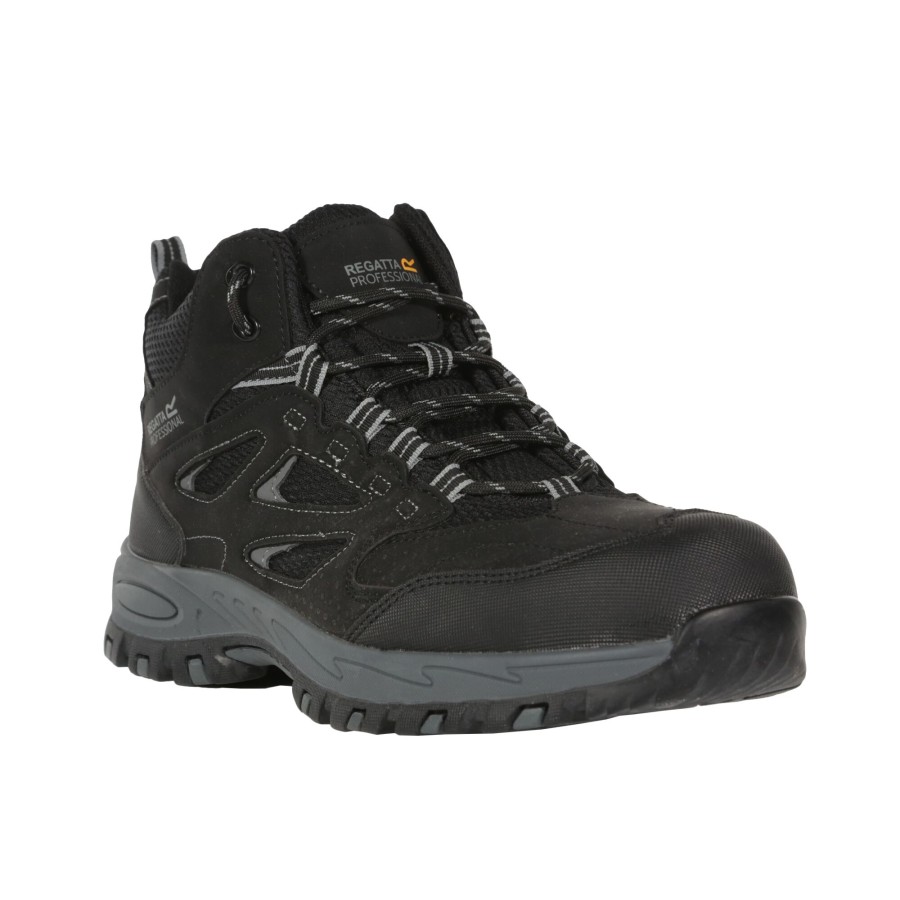 Men regatta Shoes | Regatta - Mens Mudstone Safety Boots Black