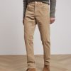 Men r.w. & co. Pants | Solid Slim-Fit Corduroy Pants Camel