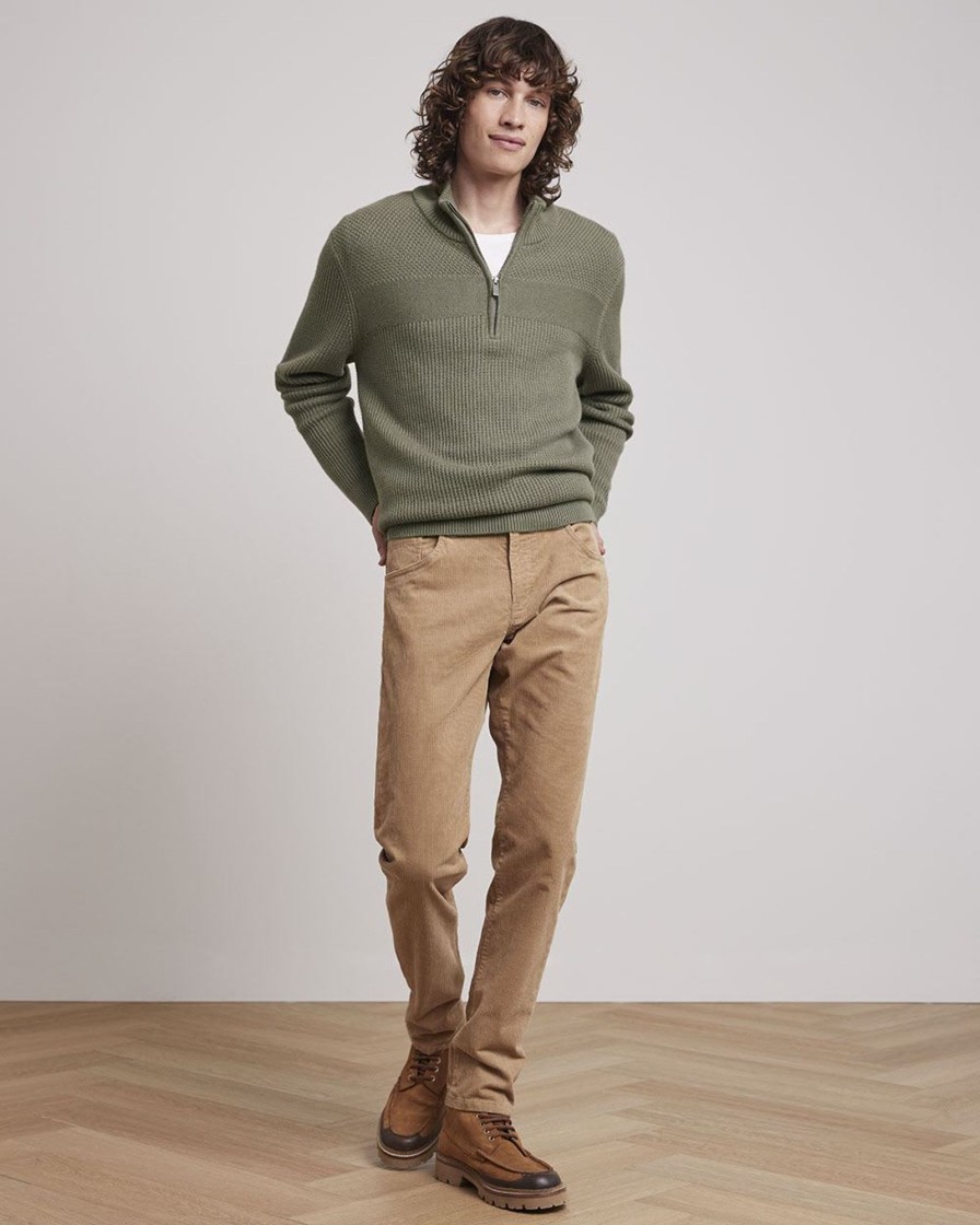 Men r.w. & co. Pants | Solid Slim-Fit Corduroy Pants Camel