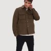 Men noize Coats & Jackets | Noize - Amari Short Jacket Dark Brown