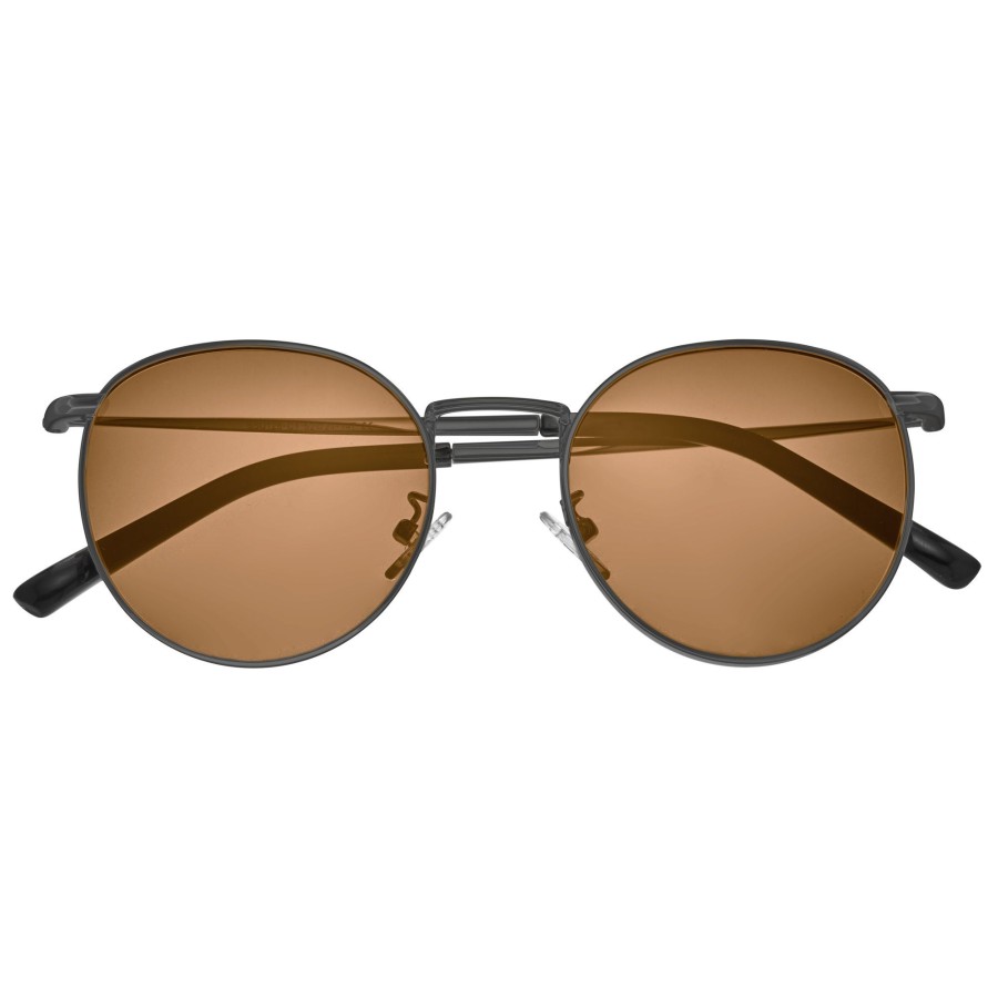 Women simplify Sunglasses | Simplify - Dade Polarized Sunglasses - Gold/Brown Light Grey