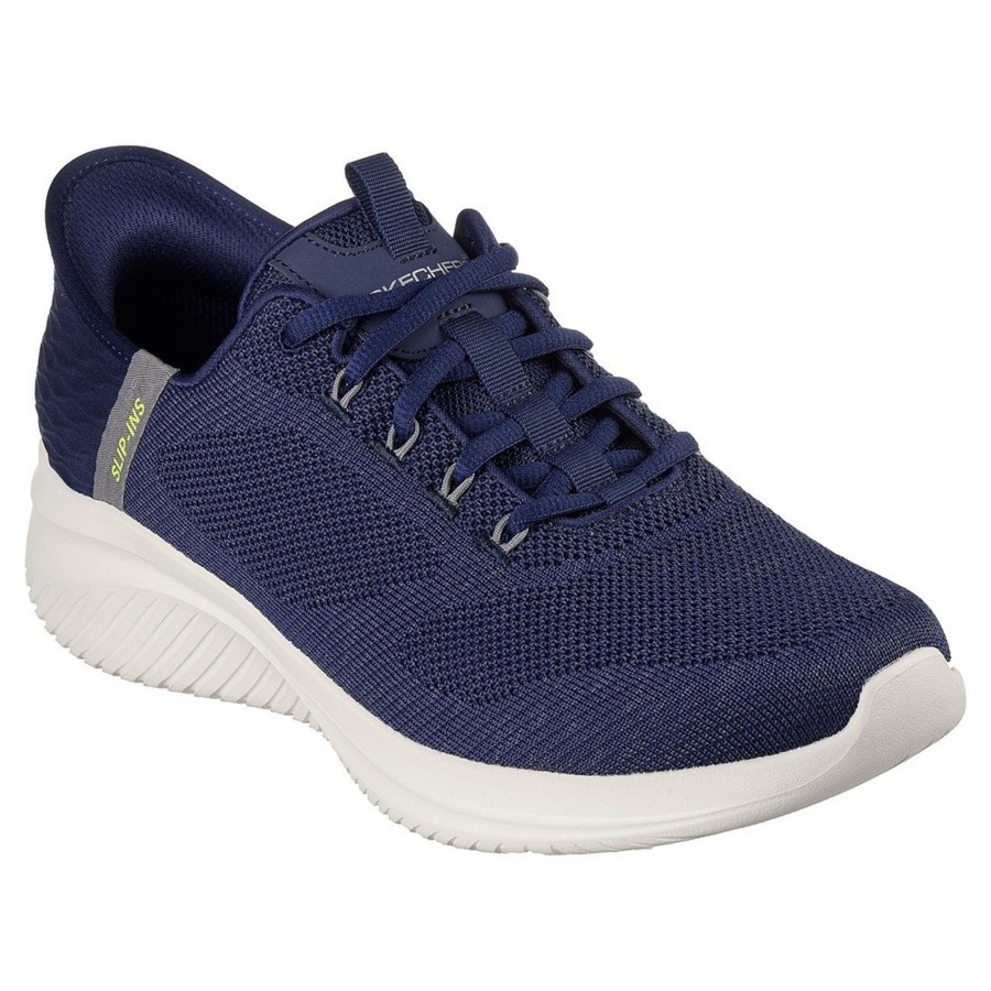 Men skechers Shoes | Skechers - Mens Ultra Flex 3.0 New Arc Casual Shoes Dark Blue