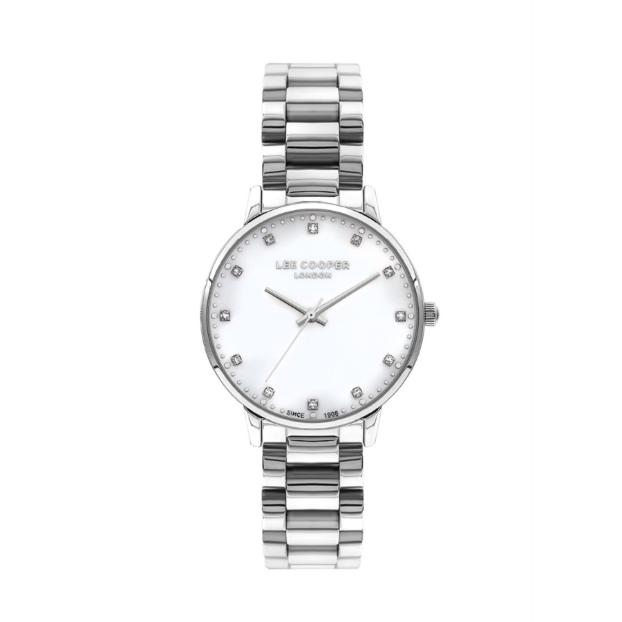 Women lee cooper Watches | Lee Cooper-Women'S 36Mm Watch W/White Dial Silver