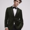 Men r.w. & co. Suits | Tailored-Fit Velvet Suit Blazer Khaki-