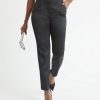 Women r.w. & co. Pants | Tapered-Leg High-Rise Satin Pant Black