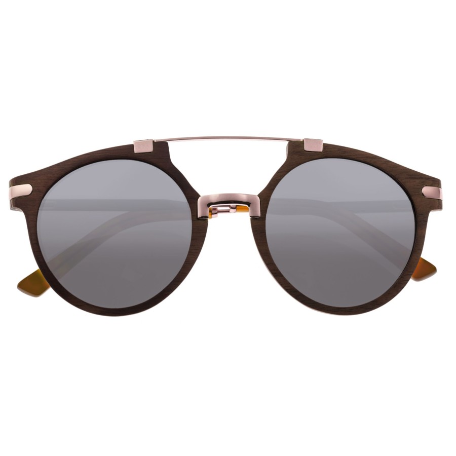 Women earth wood Sunglasses | Earth Wood - Petani Polarized Sunglasses - Annato/Green Black