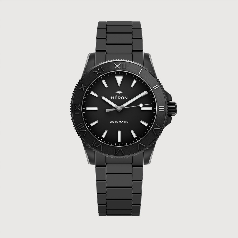 Men héron watches Watches | Heron Watches | Gladiateur Mmlxv, Noir Black