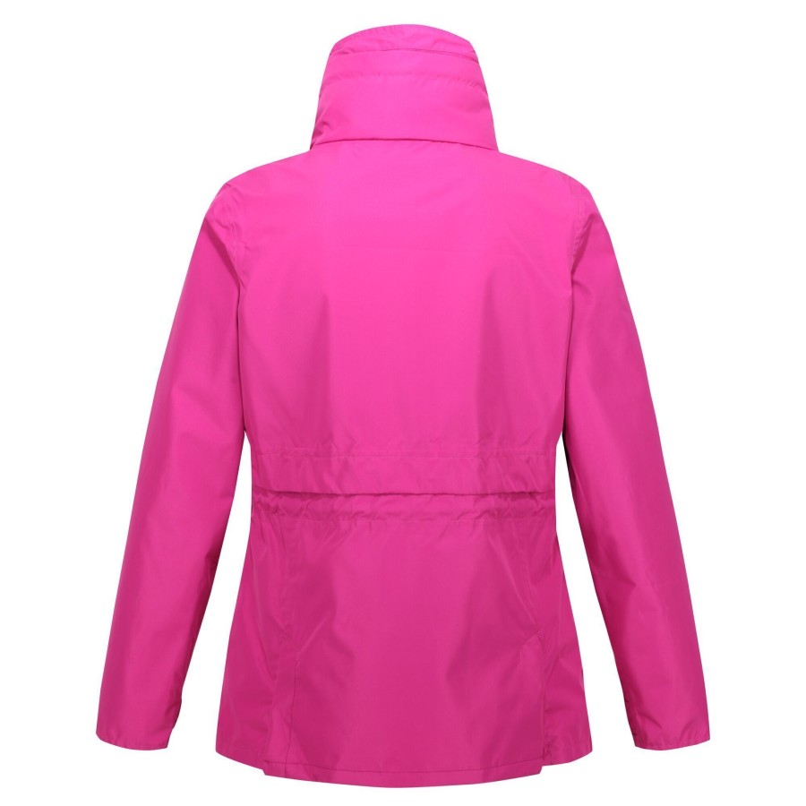 Women regatta Coats & Jackets | Regatta - Womens/Ladies Nadira Waterproof Jacket Light Pink