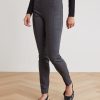 Women r.w. & co. Pants | Black And Grey High-Rise Long City Legging Pant Black Grey Multi