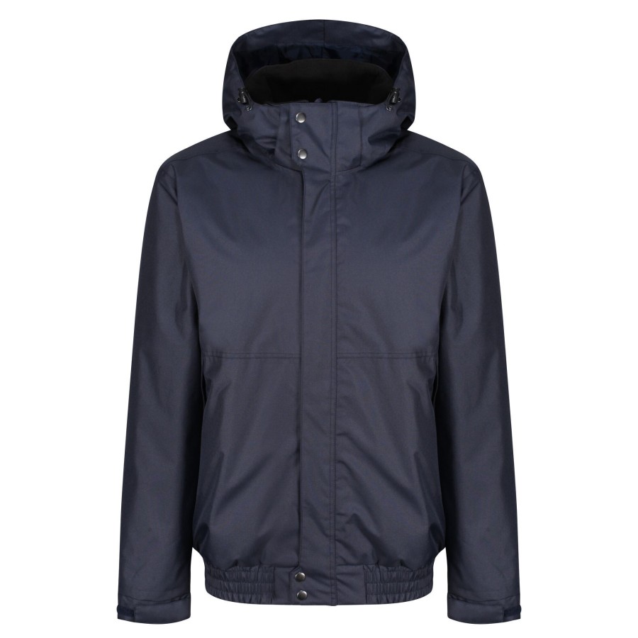 Men regatta Coats & Jackets | Regatta - Mens Blockade Waterproof Jacket Dark Blue