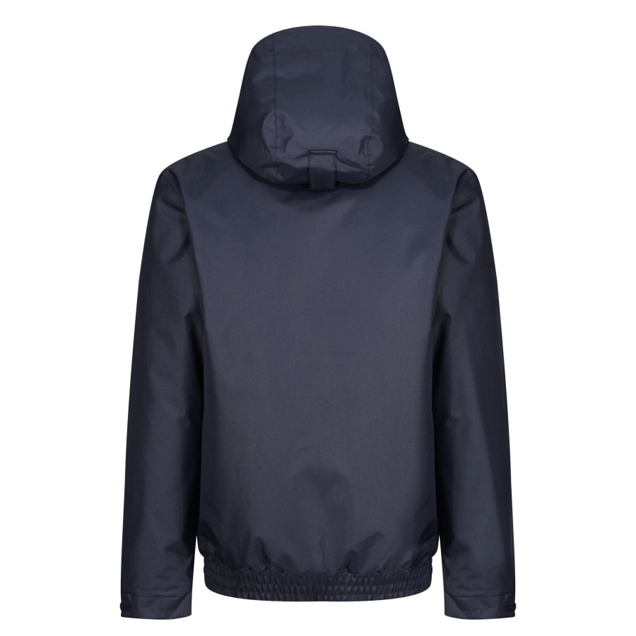 Men regatta Coats & Jackets | Regatta - Mens Blockade Waterproof Jacket Dark Blue