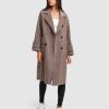 Women belle & bloom Coats & Jackets | Belle & Bloom Rumour Has It Oversized Wool Blend Coat Light Brown