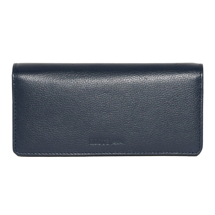 Women roots Bags | Roots Ladies' Expander Clutch Wallet Dark Blue