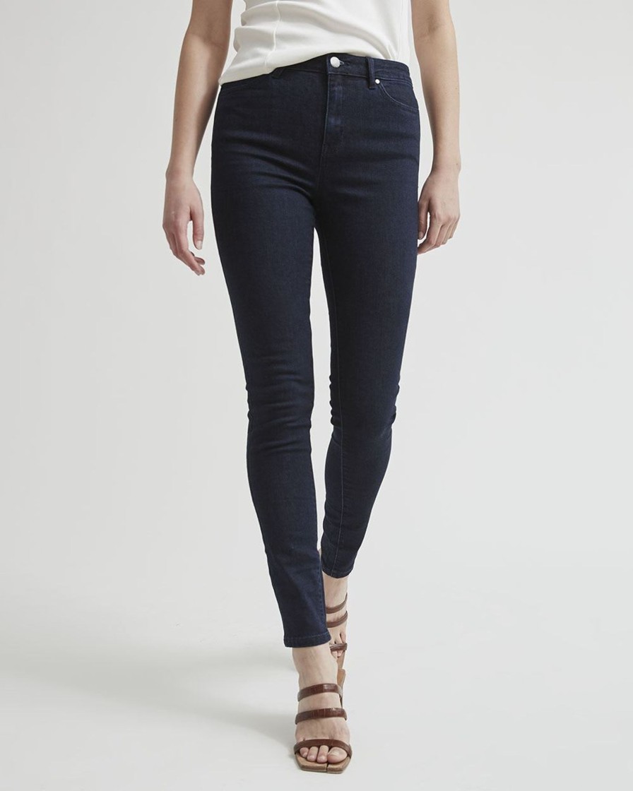 Women r.w. & co. Pants | Dark Wash High-Rise Natalie Jegging Dark Blue Denim