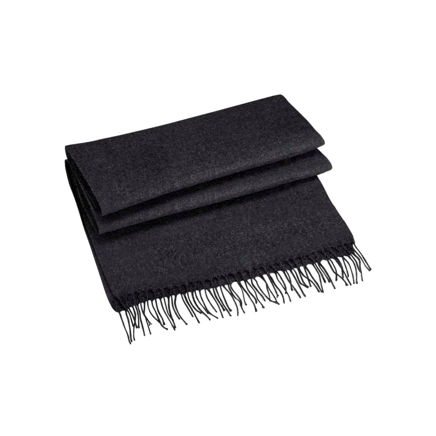 Women beechfield Hats, Gloves, & Scarves | Beechfield - Unisex Adult Classic Woven Scarf Black