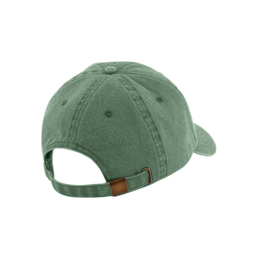 Men beechfield Scarves, Gloves & Hats | Beechfield - Vintage Low Profile Cap Dark Green