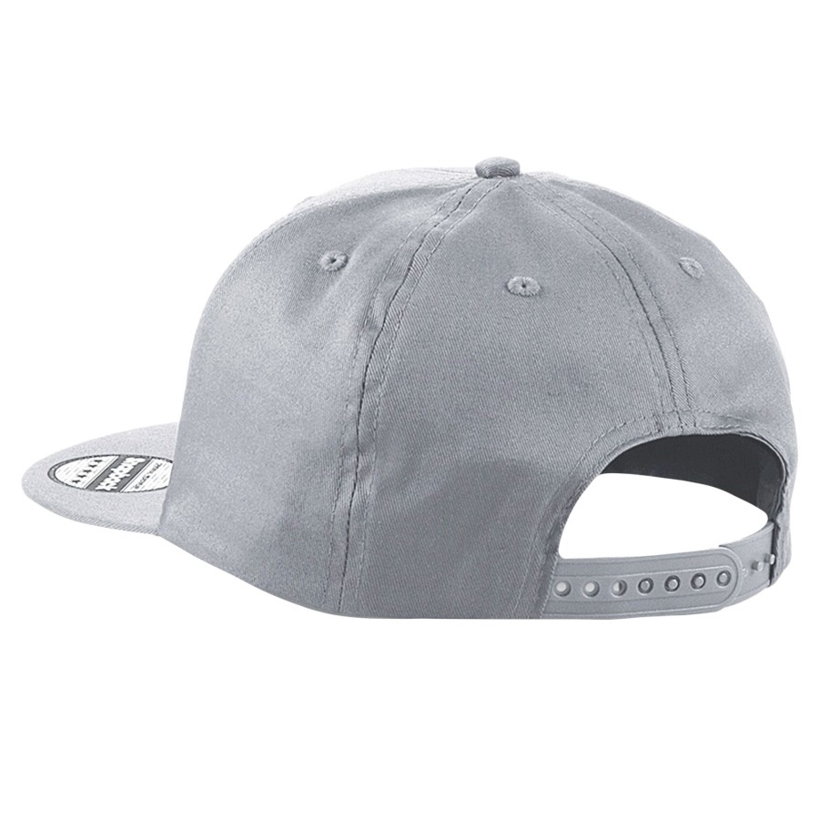 Men beechfield Scarves, Gloves & Hats | Beechfield - Unisex Adult Snapback Cap Light Grey