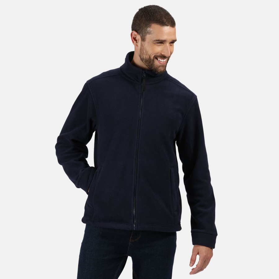 Men regatta Coats & Jackets | Regatta - Professional Mens Thor 350 Fleece Jacket Dark Blue