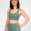 Women saint lyon Active Tops | Saint Lyon - Bold Sports Bra Medium Green