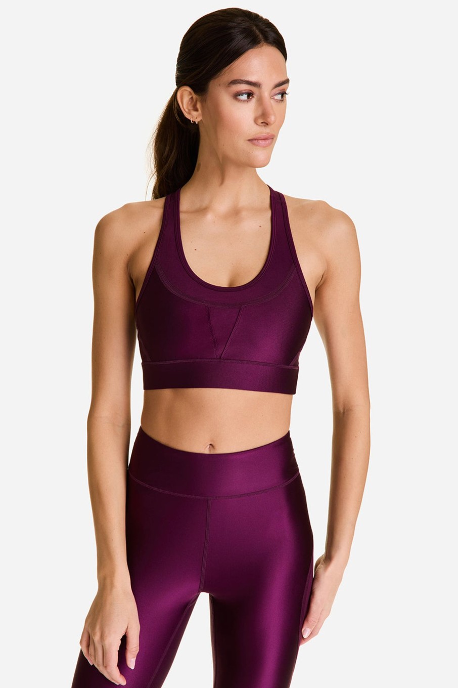 Women alala Active Tops | Alala - Surf Bra Dark Purple