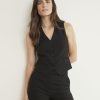 Women r.w. & co. Suits | Sleeveless Short Vest Black