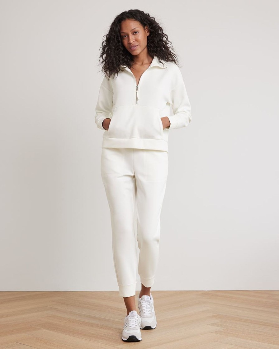 Women r.w. & co. Pants | Scuba Jogger Ankle Pant Snow White