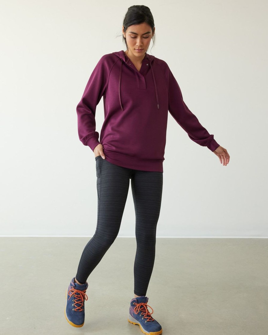 Women hyba Hyba Activewear | Cold Weather Leggings With Pockets, Hyba Asphalt