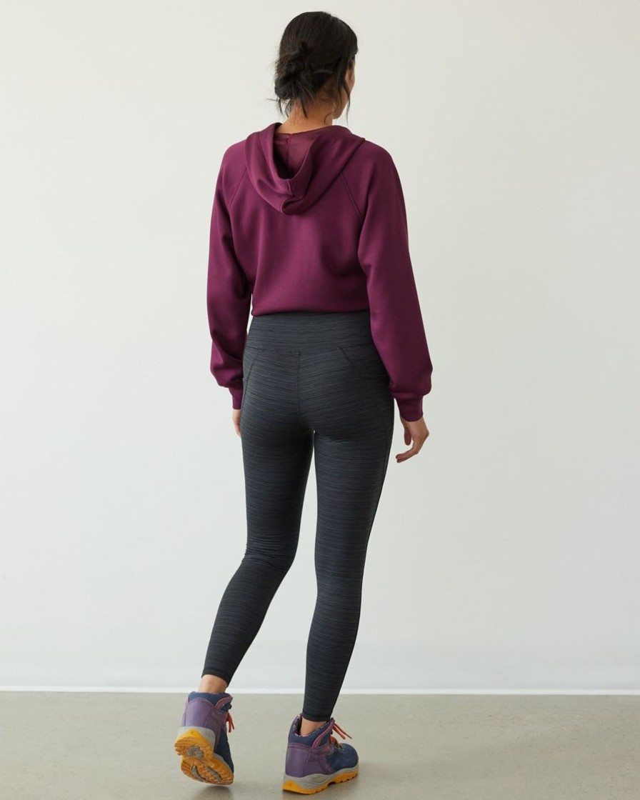 Women hyba Hyba Activewear | Cold Weather Leggings With Pockets, Hyba Asphalt