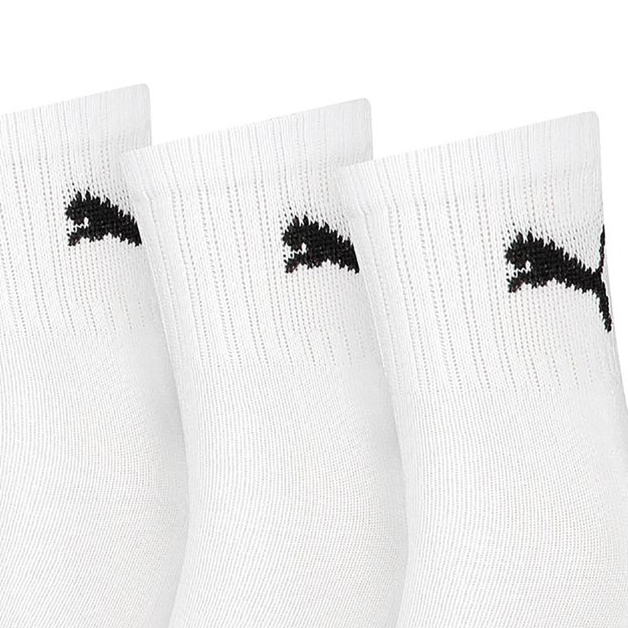 Men puma Socks | Puma - Unisex Adult Lightweight Crew Socks (Pack Of 3) White