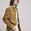 Men r.w. & co. Shirts | Corduroy Overshirt Camel