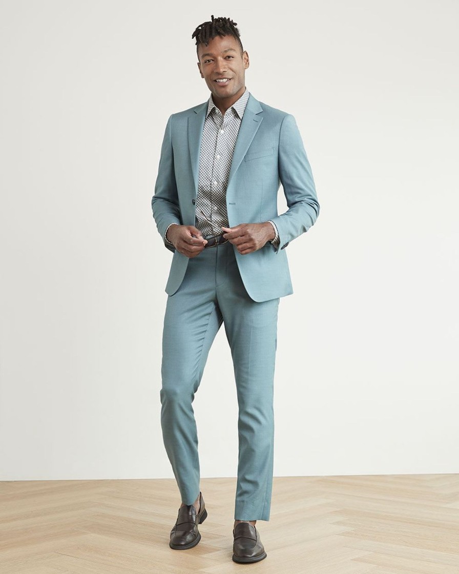 Men r.w. & co. Pants | Slim-Fit Blue Suit Pant Smoke Blue