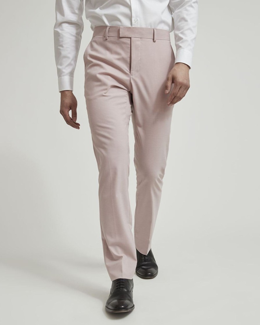 Men r.w. & co. Suits | Slim Fit Light Pink Suit Pant Violet Ice