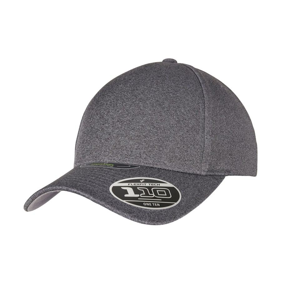 Men flexfit Scarves, Gloves & Hats | Flexfit - Unisex Adult 110 Melange Unipanel Cap Dark Grey