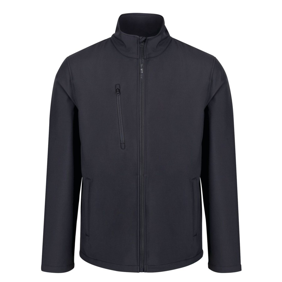 Men regatta Coats & Jackets | Regatta - Mens Ablaze 3 Layer Softshell Jacket Dark Grey