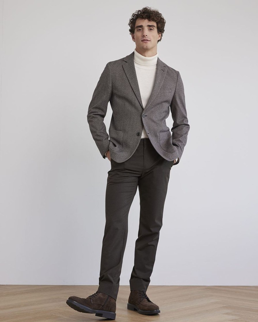 Men r.w. & co. Pants | Slim Fit Solid City Pant Demitasse