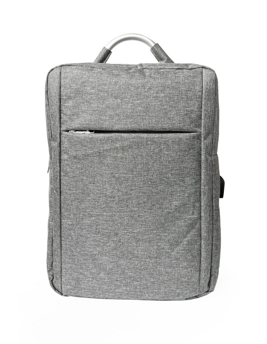 Women club rochelier Bags | Club Rochelier Tech Backpack With Metal Handle Medium Grey