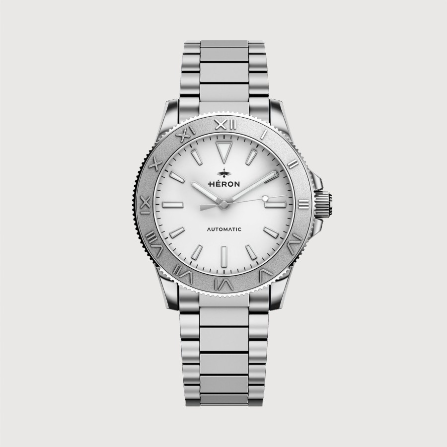 Men héron watches Watches | Heron Watches | Gladiateur Mmlxv, Acier White